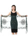 Cape en maille à paillettes et pompons des années 1920
