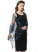 Cape en maille à paillettes et pompons des années 1920