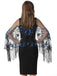 Cape en maille à paillettes et pompons des années 1920