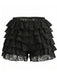 Mini-shorts en dentelle unie années 1950