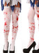 Bas gothiques avec motif sanglant Halloween