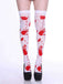 Bas gothiques avec motif sanglant Halloween