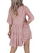 Robe babydoll paillettes et volants années 1960