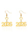 Boucles d'oreilles pendantes en alliage ajouré 2026