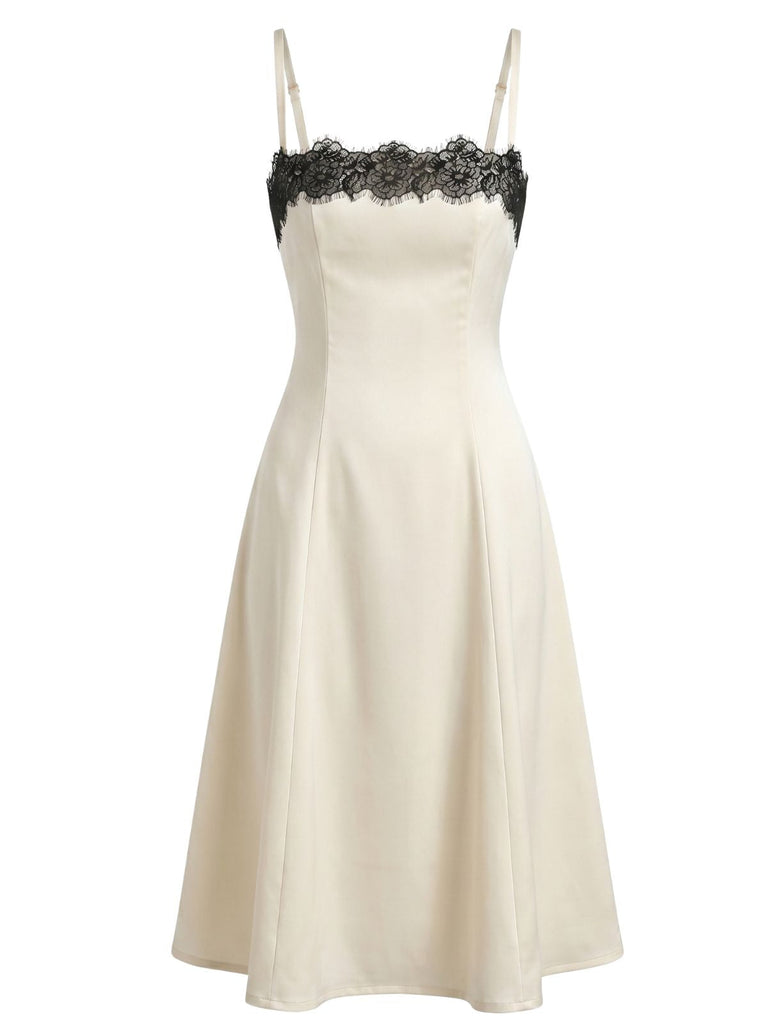 Bleu Paon Foncé Robe Évasée Broderie Paisley Col Claudine années '50 2