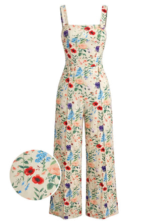 [Prévente] Robe Longue Portefeuille Florale Boho Col en V années '70