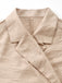 Beige Uni Ensemble Gilet & Short Set Années 1960 4
