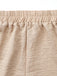 Beige Uni Ensemble Gilet & Short Set Années 1960 7