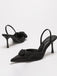 Vintage Rose 3D Bout Pointu Talon Haut Escarpins 3