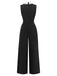 Black jumpsuit on a white background