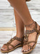 Bohème Papillon Cœur Perlé Strass Plat Sandales 7