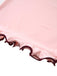 Robe rose manches longues et ourlet volants style années 60