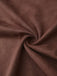 Robe marron manches longues col roulé court avec ceinture années 1970