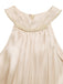 Robe Satin Perle Halter Sans Manches Champagne Années 1930 6