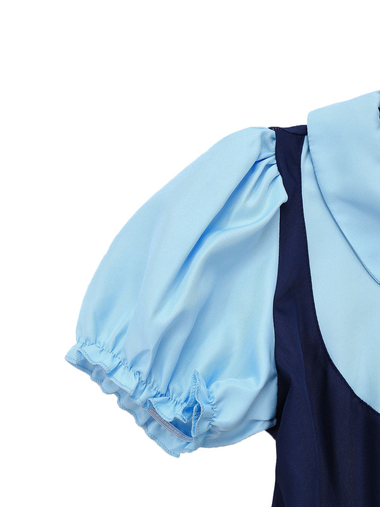 Ensemble chemise et robe deux pièces style Officier Lapine des années 1960