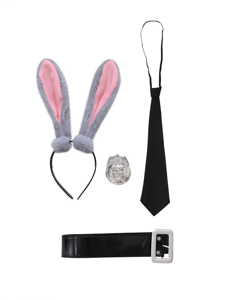 Ensemble chemise et robe deux pièces style Officier Lapine des années 1960