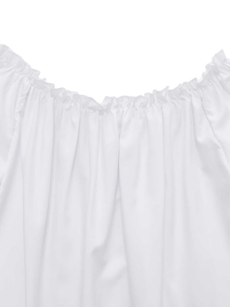 2PCS Costume de gitane d'Halloween à volants des années 1980