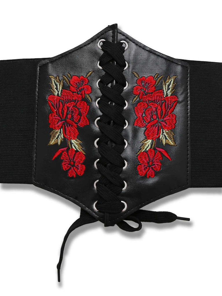 2PCS Costume de gitane d'Halloween à volants des années 1980