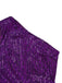 Combinaison asymétrique à paillettes violette des années 1970