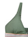 2PCS Maillot de bain patchwork en sangle style bohème des années 1940