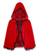 Robe et cape en velours rouge en dentelle et paillettes années 1980