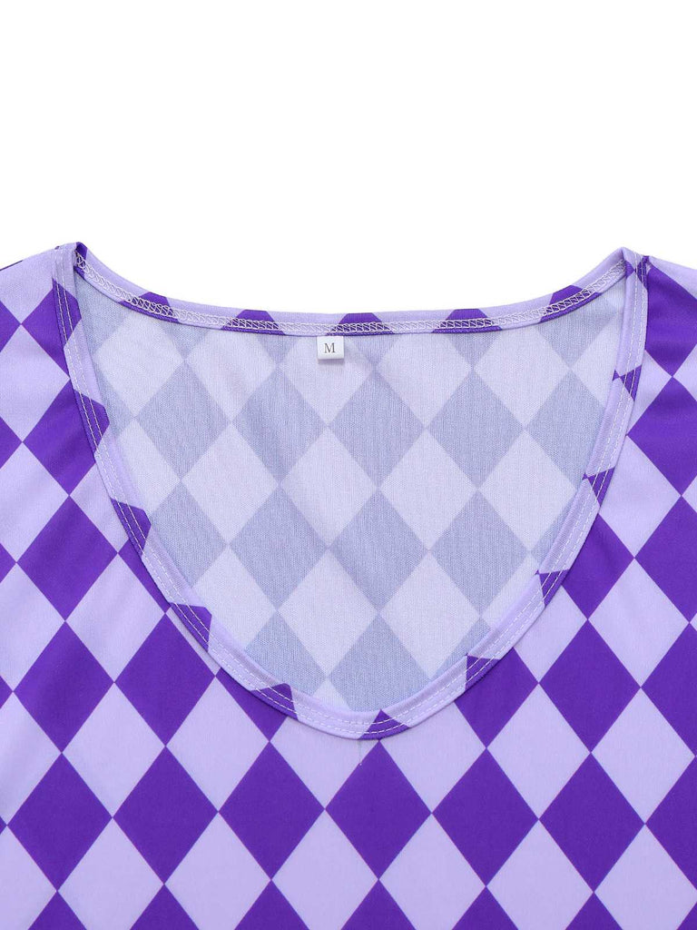 Ensemble de costumes d'Halloween inspirés du Chapelier fou des années 1960