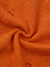 Robe à capuche orange en tricot effet citrouille vieillie Halloween des années 1970