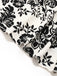 Robe mi-longue à fleurs à manches courtes années 1970