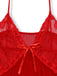 Ensemble de lingerie nuisette en dentelle et satin années 1980