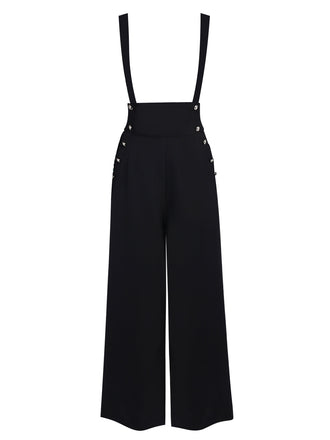Pantalon noire à Bretelles Unies des Années 1930