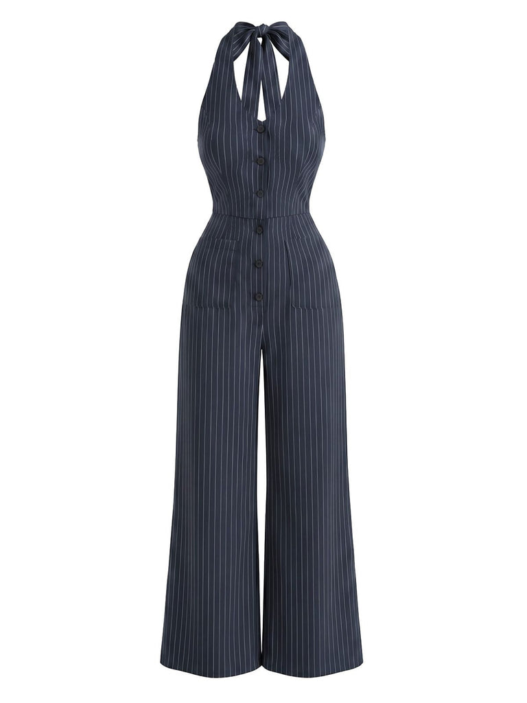 [Prévente] Robe Évasée Patchwork à Pois Col Claudine avec Ceinture années '50 2