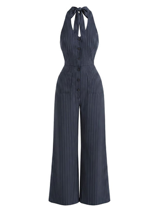 [Prévente] Robe Évasée Patchwork à Pois Col Claudine avec Ceinture années '50 2