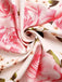 Florale Dos-Nu Taille Haute Robe Rose Années 1940 6
