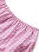 Ensemble Pyjama Vichy à Volants et Nœud Rose Années 1960