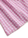 Ensemble Pyjama Vichy à Volants et Nœud Rose Années 1960