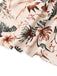 2PCS Haut dos nu motifs de plantes tropicales et pantalon texturé vertes années 1950