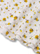 Robe blanche à petites fleurs en coton années 1940
