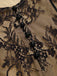 [Prévente] Robe sirène dos nu en dentelle brodée noire des années 1930