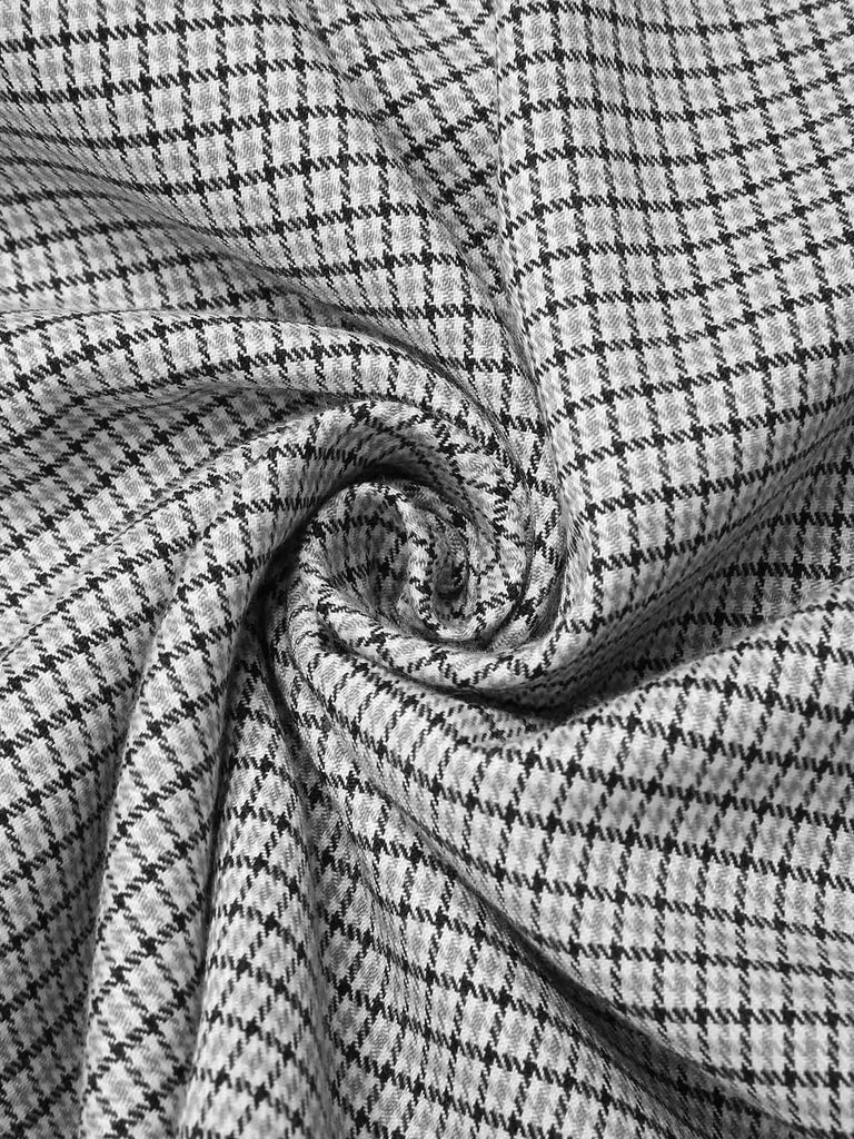 [Prévente] Jupe à carreaux taille haute avec poches années 1950