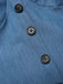 Robe bleue en denim à pois et maille années 1950