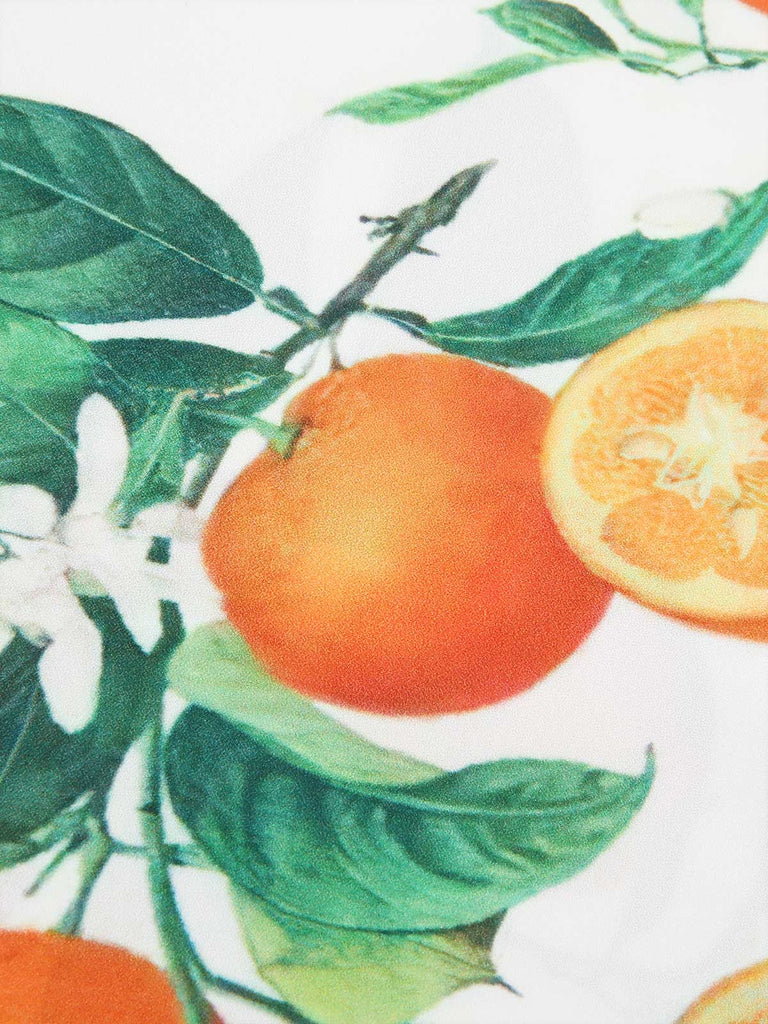 [Prévente] Robe orange à bretelles et nœud à la taille années 1950