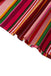 Robe multicolore à rayures arc-en-ciel patchwork nnées 1970