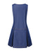 [Prévente] Robe bleue en jean à col bateau années 60