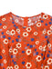 Combinaison fleurs en coton sans manches années 1950