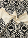Robe abricot manches mancheron col V imprimé piques années 1970