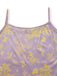 Robe sirène violette à fleurs et papillons années 1930