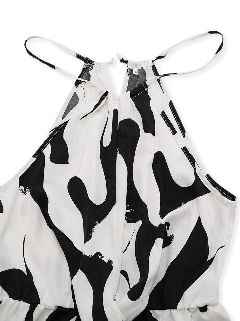 Combinaison noire licou peau de vache années 1940