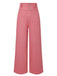 [Prévente] 2PCS chemisie tulipe rose et pantalon à boutons années 50