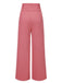 [Prévente] 2PCS chemisie tulipe rose et pantalon à boutons années 50