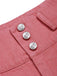 [Prévente] 2PCS chemisie tulipe rose et pantalon à boutons années 50